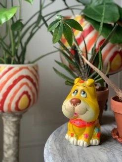 Feng Sway Puppy Chalkware Bank ALTAR TOYS