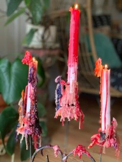 Feng Sway Rainbow Drip Candles