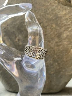 Ditsy Sterling Floral Ring ~ Joy Heritage Collection THE JOY HERITAGE COLLECTION