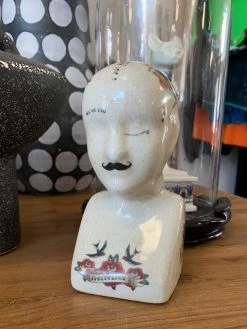 Feng Sway Exclusive Ceramic Mini Tattooed Tarot Bust FUN