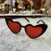 Feng Sway Power Puff Heart Eye Sunnies SUNGLASSES
