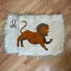 Feng Sway Exclusive ALL HOME DECOR + ODDITIES Antique Embroidered Lion Rug