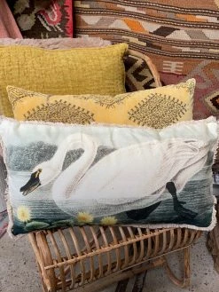 Feng Sway Exclusive Water Off A Duck’s Back Lumbar Pillow ALL HOME DECOR + ODDITIES