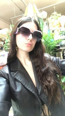 Feng Sway Big Purple Ombre Sunnies