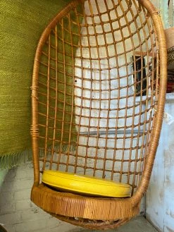 Antique ALL GARDEN Vintage 1970s Hanging Basket Chair
