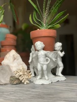 Vintage Cherub Planter ALL POTTERY