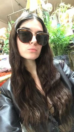 Feng Sway Large Poolside Tortoise Sunnies SUNGLASSES