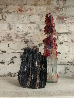 Feng Sway Black Tourmaline With Ruby Mica