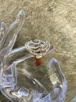 THE JOY HERITAGE COLLECTION Swirled Silver Tone With Pyrite Ring ~ Joy Heritage Collection