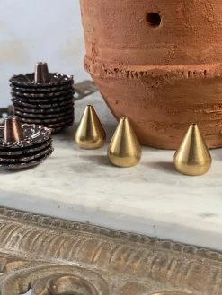 Vintage Brass Teardrop Incense Holder ALL RITUAL