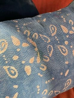 FENG SWAY ALL HOME DECOR + ODDITIES Indigo Lumbar Pillow