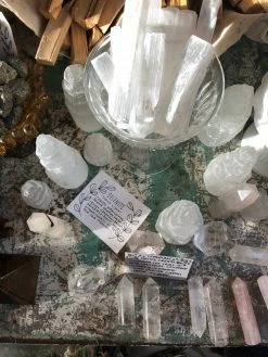 Feng Sway Selenite Wand Crystal