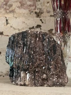 Feng Sway Black Tourmaline With Ruby Mica