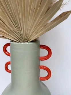 FENG SWAY BUD VASES MCM Fluted Jug Vase