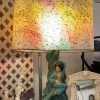 ALL HOME DECOR + ODDITIES MCM Dancing Lady Chalkware Lamps