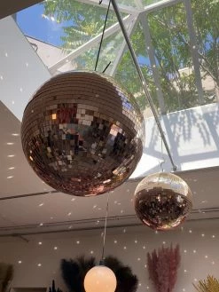 Feng Sway ROSE GOLD Garden Disco Ball FUN