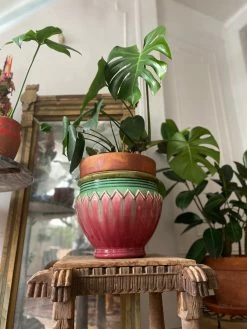 Vintage ALL POTTERY Antique USA Pot 10”