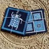 Feng Sway Exclusive ALL HOME DECOR + ODDITIES Vintage Indigo Coaster Set